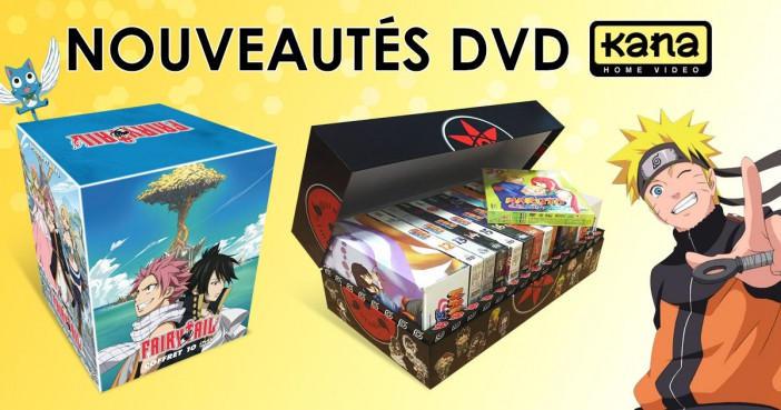 Nouveautés Kana du 20 Janvier 2015 : Naruto Shippuden, Fairy Tail