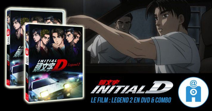 Nouveautés @Anime : Initial D Legend 2 en DVD et coffret combo