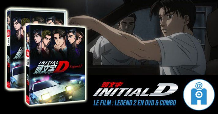 Nouveauts @Anime : Initial D Legend 2 en DVD et coffret combo