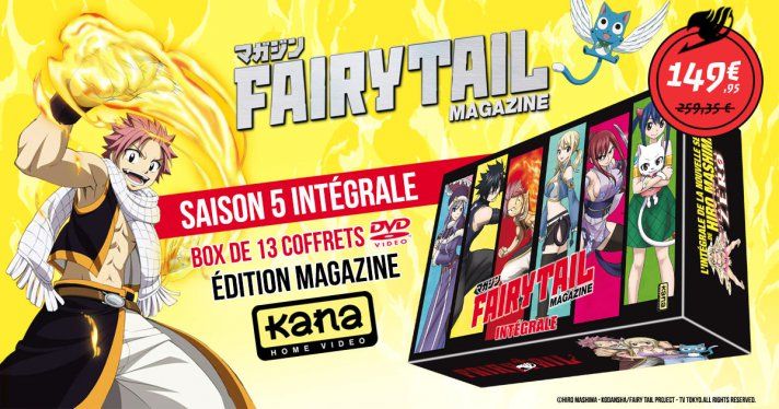 Nouveauté : Fairy Tail Magazine l'intégrale des 13 coffrets en exclusivité sur Anime Store