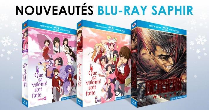 Nouveauts Dybex et Wakanim du 26 Janvier 2015 : Berserk et Que sa volont soit faite en dition Saphir