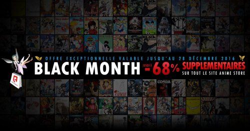BLACK MONTH : -10% à -68% supplémentaires sur tout le site jusqu'au 28 décembre !