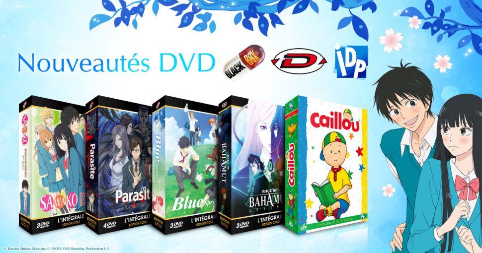 Nouveautés : Kimi ni Todoke, Parasite, Blue Spring Ride, Rage of Bahamut