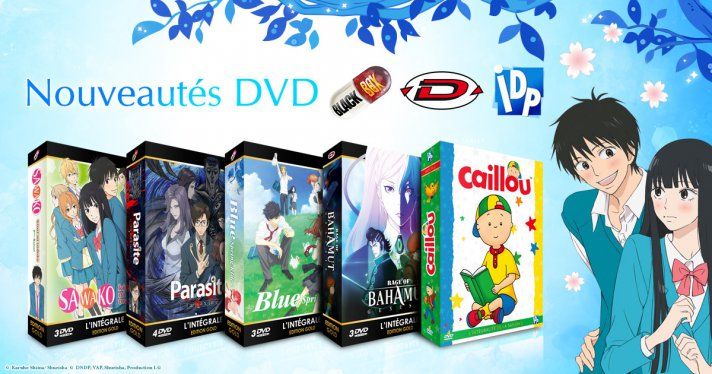 Nouveauts : Kimi ni Todoke, Parasite, Blue Spring Ride, Rage of Bahamut