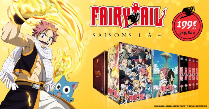 Soldes: -37% sur FAIRY TAIL le packs des saisons 1  4