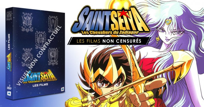 Les précommandes des 5 films Saint Seiya sont lancées avec le film inédit Chapitre du monde céleste - Ouverture !