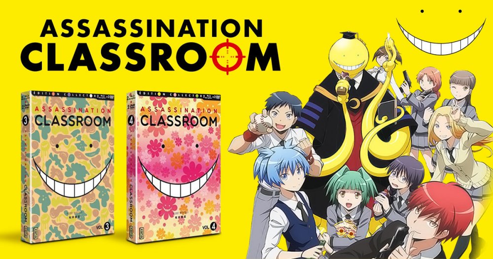 Nouveautés Kana : Assassination Classroom Parties 3 et 4