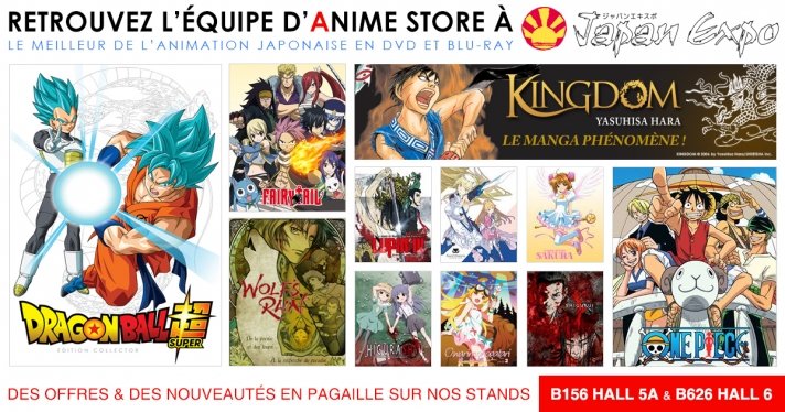Retrouvez Anime Store à la Japan Expo Paris 2018 pour 4 jours exceptionnels !