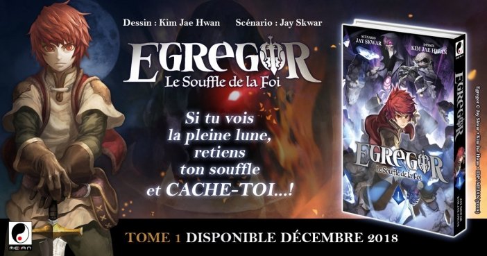 EGREGOR, le nouveau titre des éditions Meian !