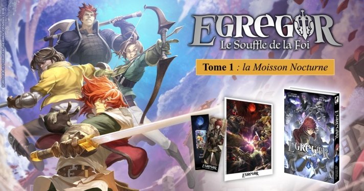 Le tome 1 d'Egregor de nouveau disponible !