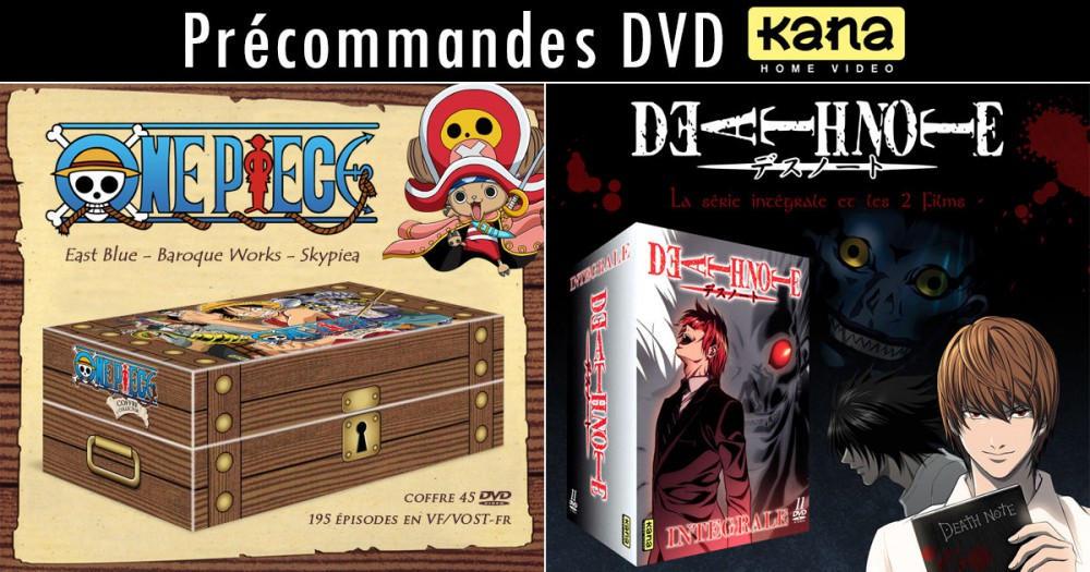 Précommande : One Piece et Death Note sont de retour !