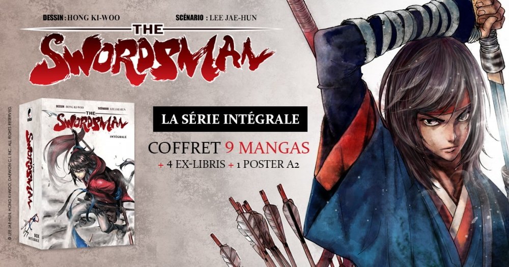 Le coffret intégrale de The Swordsman est disponibles