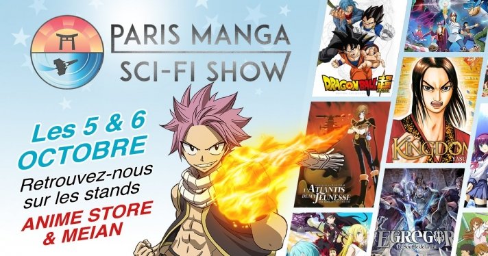 Paris Manga & Sci-Fi Show le 5 et 6 octobre 2019