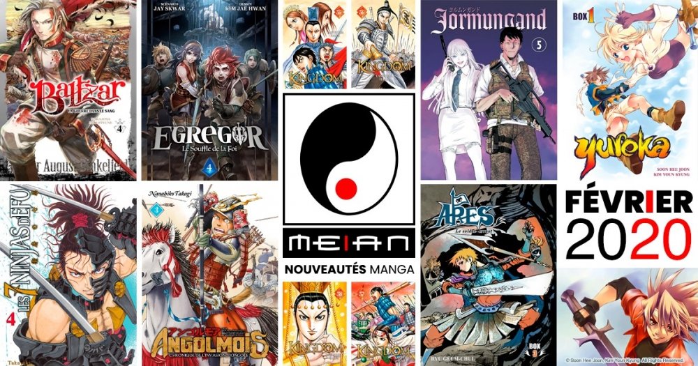 Les dernières sorties de Meian du mois de février 2020