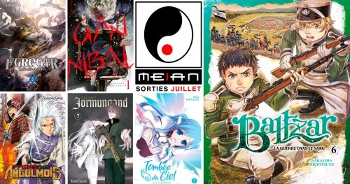 Les dernières sorties de Meian du mois de juillet 2020