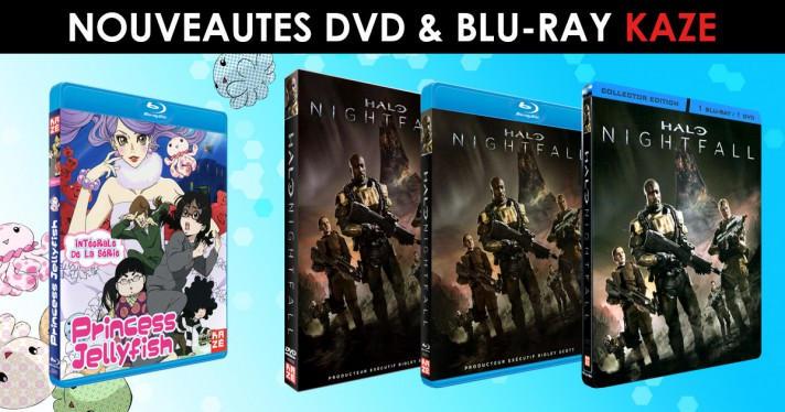 Nouveautés Kaze : Princess Jellyfish et Halo : Nightfall