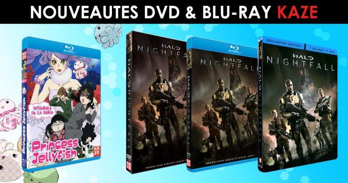 Nouveauts Kaze : Princess Jellyfish et Halo : Nightfall