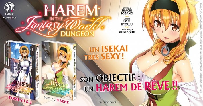 Nouvelle Licence Meian : Harem in the Fantasy World Dungeon