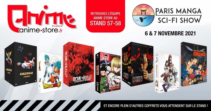 Anime Store au Paris Manga & Sci-Fi Show le 6 et 7 novembre