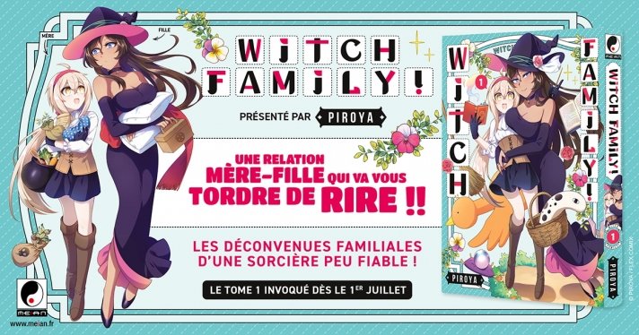 Nouvelle licence Meian : Witch Family!