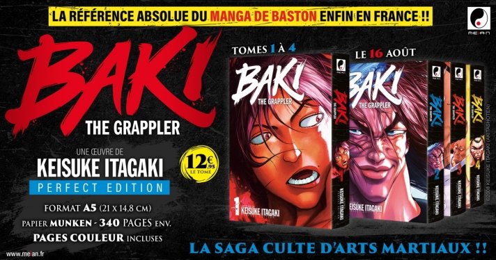 Baki the Grappler débarque en Perfect Edition !