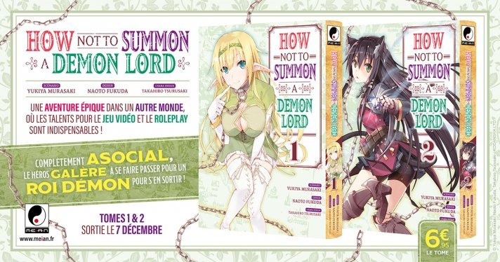 Nouvelle licence Meian : How NOT to Summon a Demon Lord
