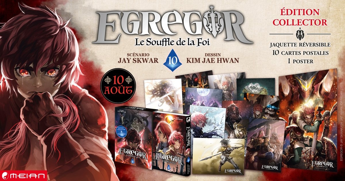Blog Meian : Retrouvez prochainement le tome 10 d'Egregor dans une