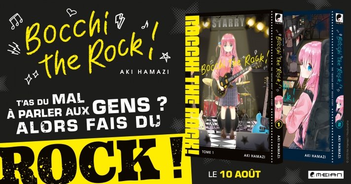 Nouvelle Licence Meian : Bocchi the Rock!