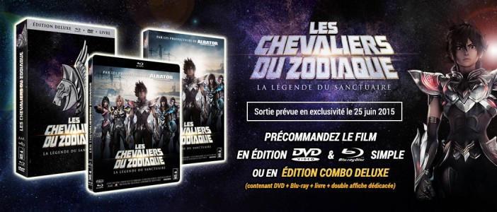Les précommandes du film Saint Seiya : la légende du sanctuaire sont lancées !