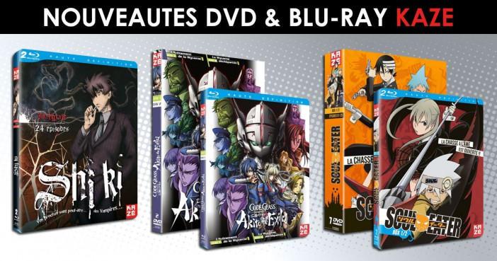 Nouveautés Kaze : Code Geass les OAV, Shi Ki, Soul Eater
