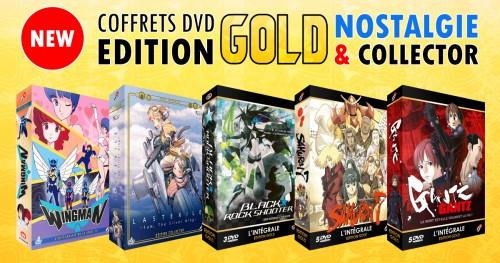 Nouveautés DVD : Wingman, Last Exile 2, Black Rock Shooter, Samurai 7 et Gantz