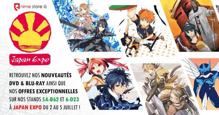 Retrouvez Anime Store à la Japan Expo pour 4 jours exceptionnels !