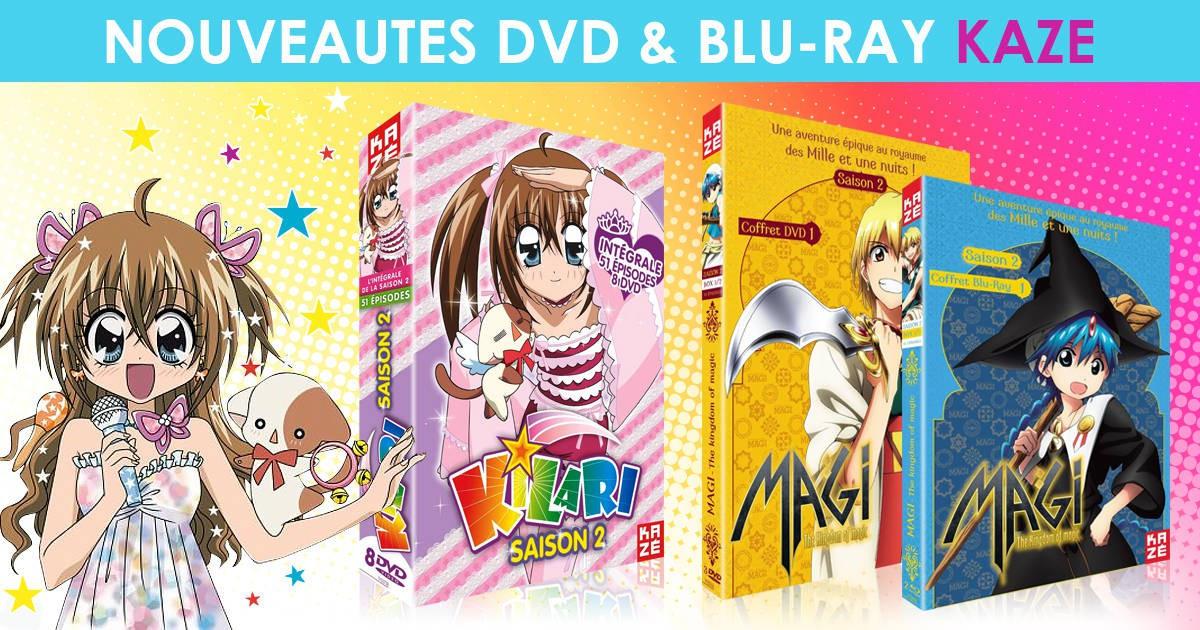 Nouveautés Kaze : Kilari Saison 2 et Magi Saison 2 - Blog | Anime-Store.fr
