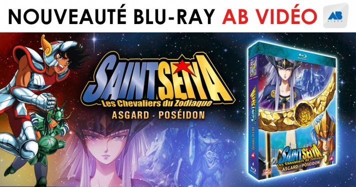 Nouveauts AB Video : Saint Seiya Partie 3 en Blu-ray !