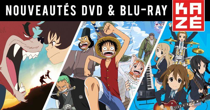 Nouveautés Kaze : One Piece les films, K-On Saison 2 Partie 2, Mamoru Hosoda Animation Works
