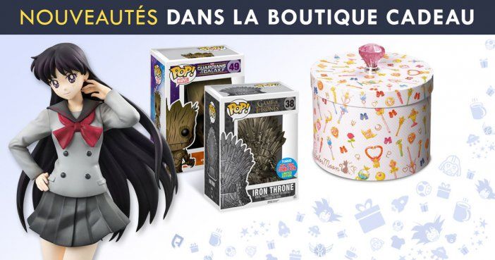 Nos dernières nouveautés en cadeau (Naruto, Dragon Ball Z, Zelda Sailor Moon ...)