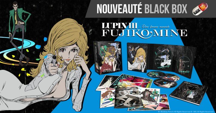 Nouveauté Black Box : Lupin III Une femme nommée Fujiko Mine en DVD + Blu-ray