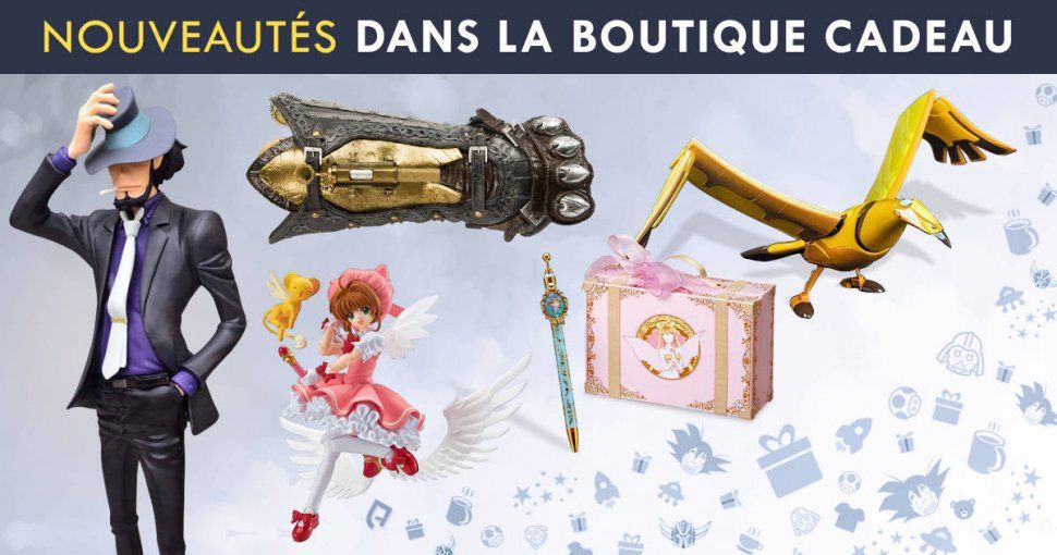 Nos dernières nouveautés en cadeau (Dragon Ball Z, Sakura, Sailor Moon, Gurren Lagann, Assassin's Creed, Lupin III, Haikyu et les cités d'or ...)