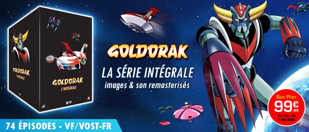Vente Flash : Goldorak l'intégrale pour 99.95 euros