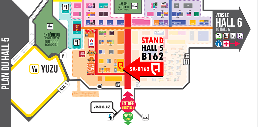 Stand Anime Store : Hall 6 Japan Expo 