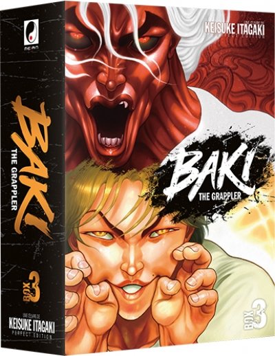 Visuel du coffret 3 de Baki the grappler