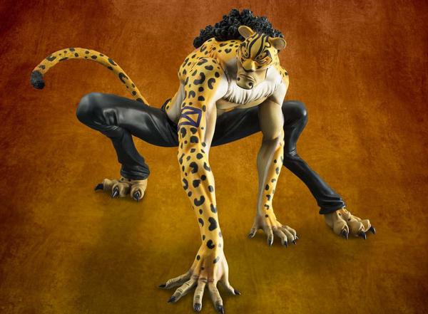 Bandai One Piece Styling Ex Adversary Figurine Rob Lucci et Hattori
