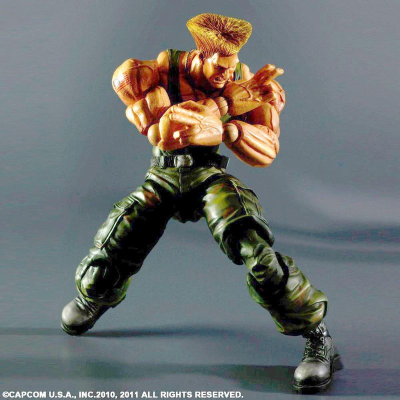 IMAGE 3 : Figurine - Guile - Super Street Fighter IV - Play Arts Kaï - Action Figure