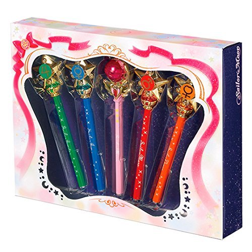 Coffret 5 Pointeurs Sailor Moon (Venus, Mars, Moon, Mercury, Jupiter) - Prism Stationery