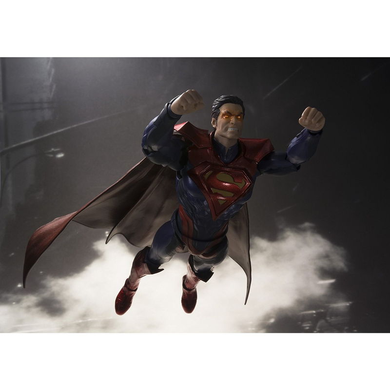 IMAGE 4 : Figurine Superman (Injustice version) - SH Figuarts - Bandai