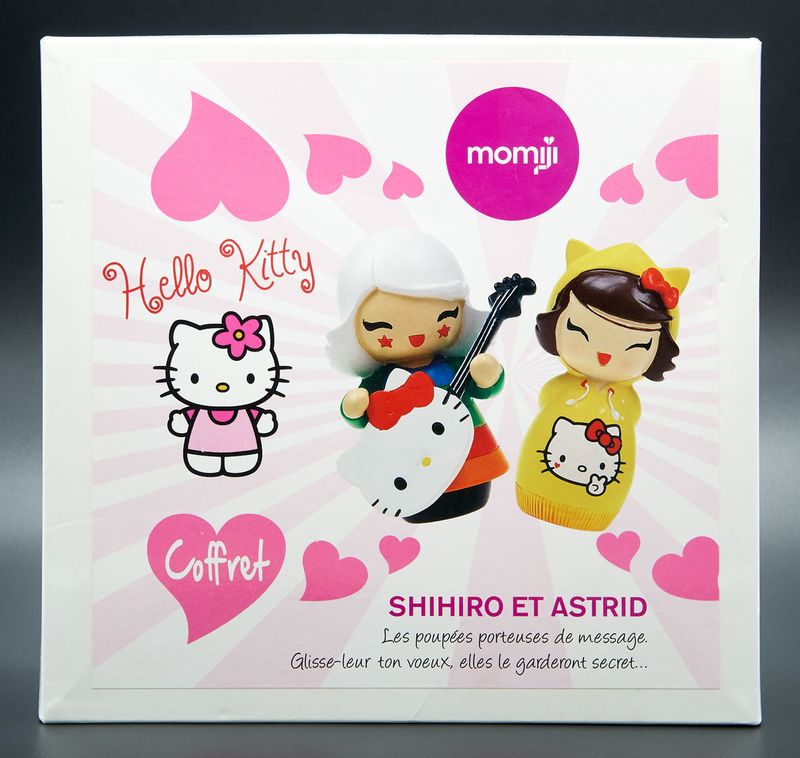 Coffret 2 figurines Hello Kitty - Shihiro et Astrid - Momiji