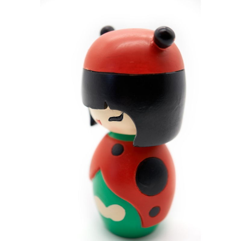 IMAGE 3 : Figurine - Lucky - Poupée japonaise Kokeshi - Momiji