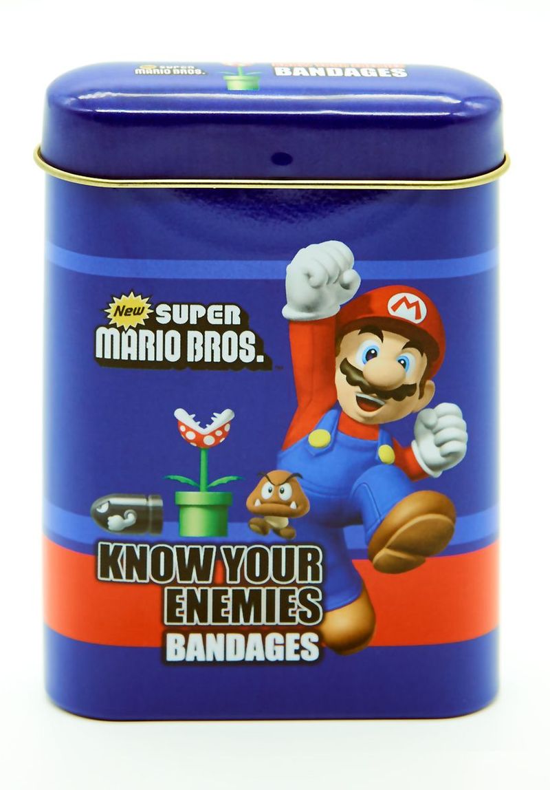 Boite de 12 pansements (Know your enemies) - Super Mario Bros - Nintendo