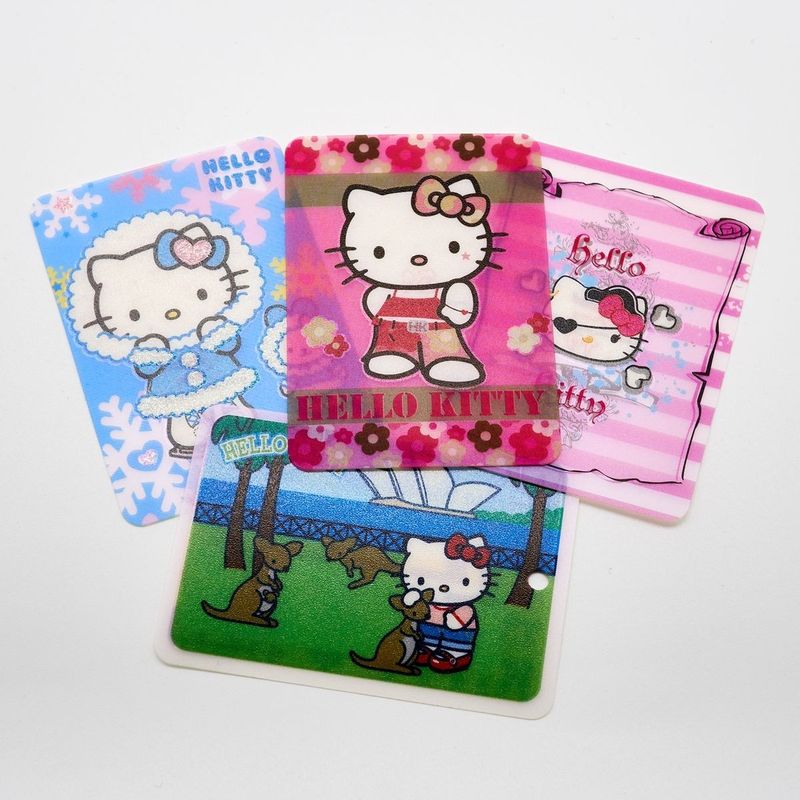 IMAGE 2 : Lot de 3 pochettes de cartes à collectionner Pearlcard - Hello Kitty