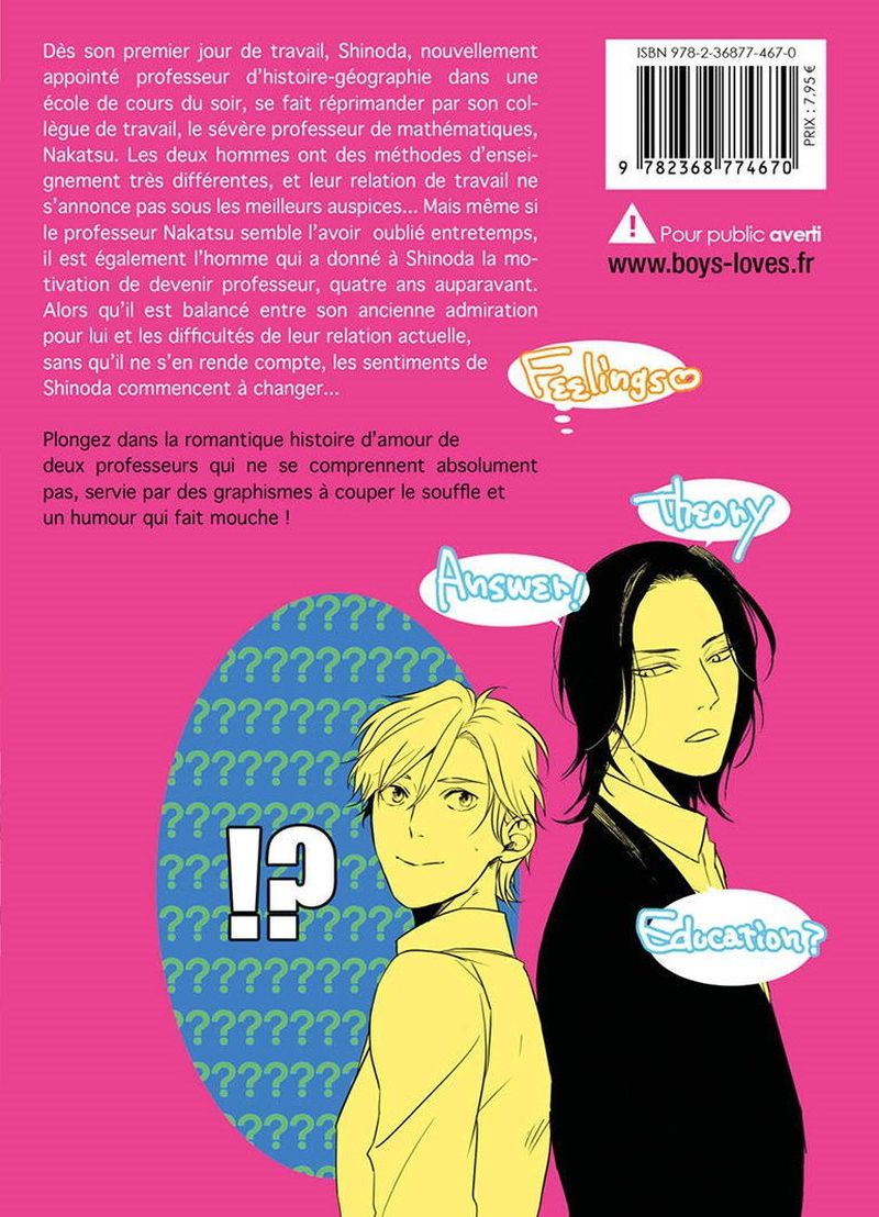 IMAGE 3 : Because I dislike Math - Livre (Manga) - Yaoi - Hana Collection